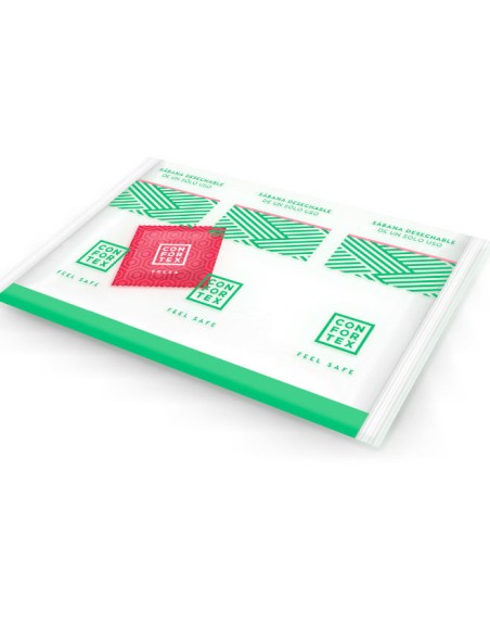 CONFORTEX SABANAS HIGIeNICAS DESECHABLES INVIDUAL PRESERVATIVO FRESA