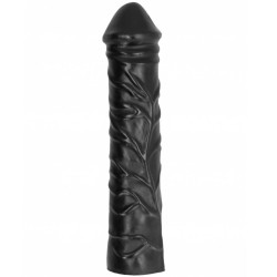 ALL BLACK DILDO GIGANTE FISTING SUAVE 32 CM 2