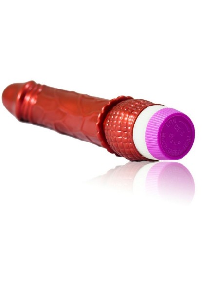 VIBRADOR ROJO REALISTICO 23 CM