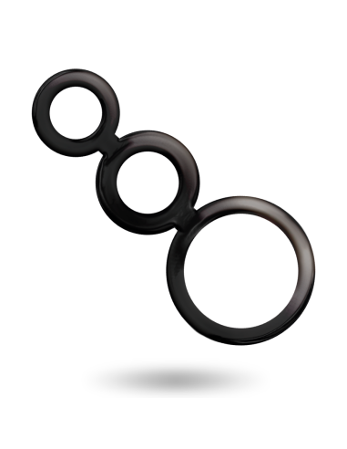 ADDICTED TOYS SET ANILLOS PENE Y TESTICULOS AHUMADO