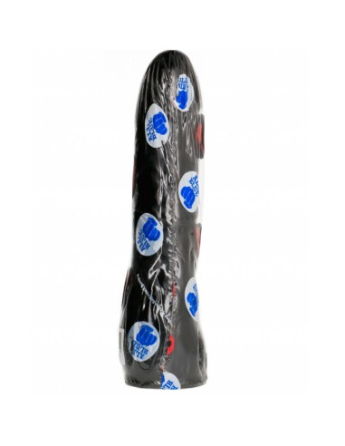 ALL BLACK DILDO NEGRO REALISTICO 20CM