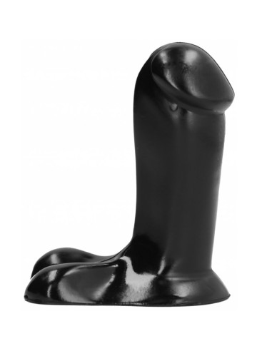 ALL BLACK DILDO REALISTICO 14 CM