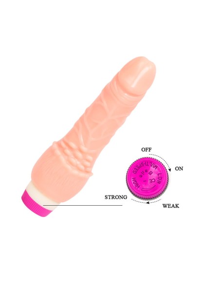 BAILE WAVES OF PLEASURE REALISTIC VIBRATING 195CM