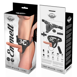 HARNESS ATTRACTION aRNES EMMETT REALISTICO VIBRADOR 165 X 37CM 2