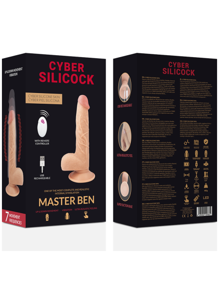 CYBER SILICOCK REALISTICO CONTROL REMOTO MASTER BEN CYBER SILICOCK REALISTICO CONTROL REMOTO MASTER BEN