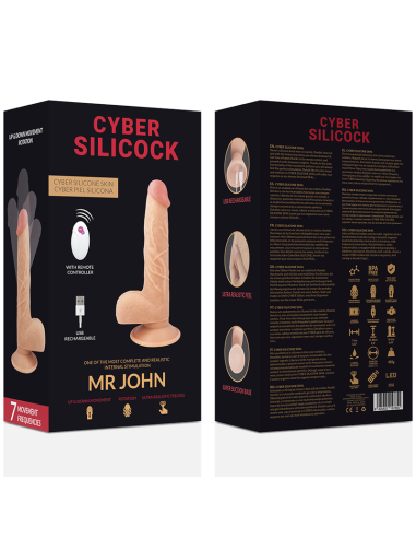 CYBER SILICOCK REALISTICO CONTROL REMOTO MR JOHN