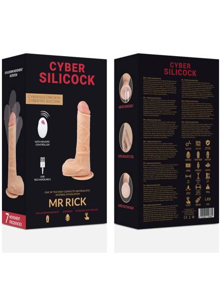 CYBER SILICOCK REALISTICO CONTROL REMOTO MR RICK CYBER SILICOCK REALISTICO CONTROL REMOTO MR RICK