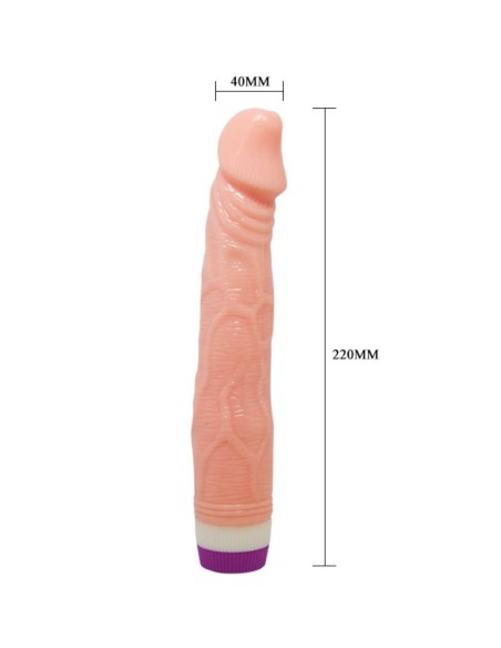 VIBRADOR REALiSTICO NATURAL 22 CM