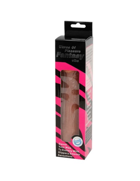 WAVES OF PLEASURE VIBRADOR REALiSTICO MARRON 23 CM
