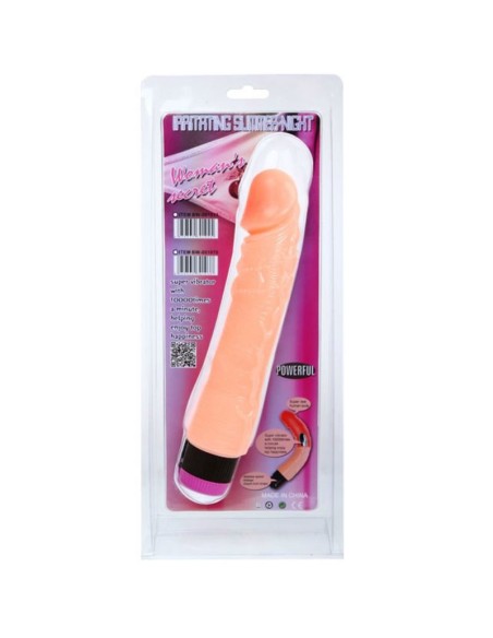 VIBRADOR REALISTICO FLEXIBLE NATURAL 24 CM