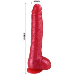DONG DILDO REALISTICO ROSA CON VENTOSA 2