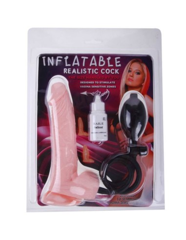 INFLATABLE DILDO HINCHABLE REALISTICO CON VENTOSA 193 CM