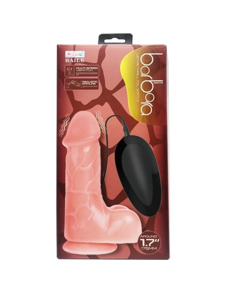 VIBRADOR REALISTICO BARBARA NATURAL 21 CM
