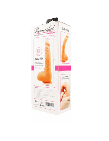 VIBRADOR REALISTICO JASON NATURAL 24 CM