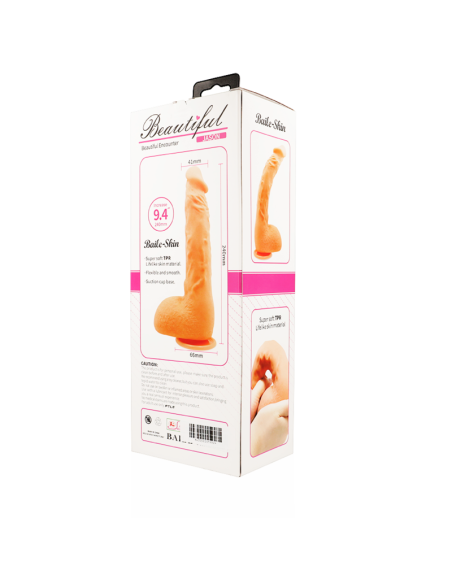 VIBRADOR REALISTICO JASON NATURAL 24 CM