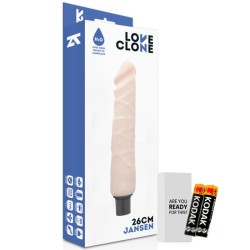 LOVECLONE JANSEN SELF LUBRICATION VIBRADOR 26CM 2