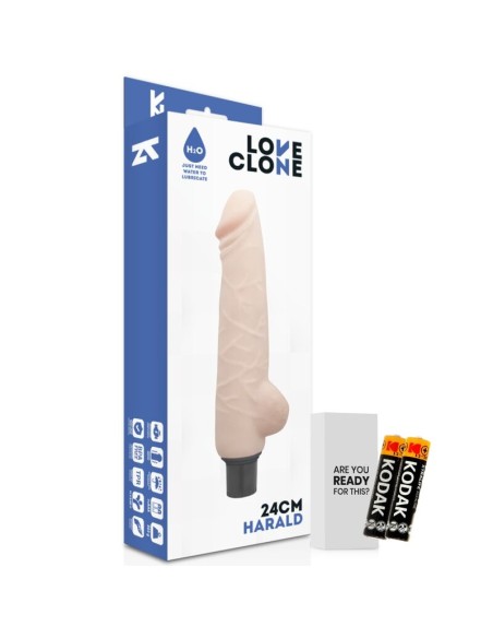 LOVECLONE HARALD SELF LUBRICATION VIBRADOR 24CM