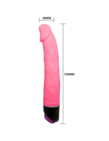 BAILE ADOUR CLUB VIBRADOR REALISTICO 23 CM ROSA