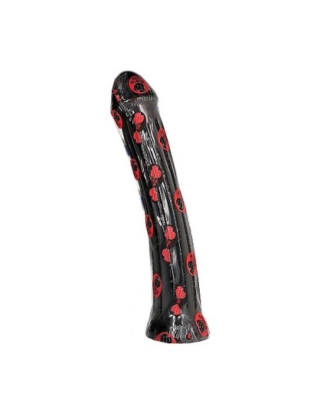 ALL BLACK PLUG DILDO 31CM