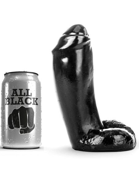 ALL BLACK DILDO REALISTICO 18CM ALL BLACK DILDO REALISTICO 18CM