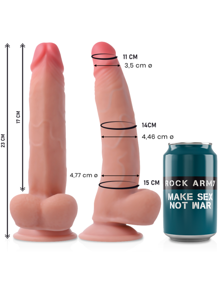 ROCKARMY DUAL DENSITY LEOPARD DILDO REALISTA 23 CM ROCKARMY DUAL DENSITY LEOPARD DILDO REALISTA 23 CM