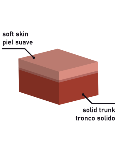 ROCKARMY DUAL DENSITY LEOPARD DILDO REALISTA 23 CM