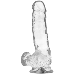 XRAY CLEAR DILDO REALISTA TRANSPARENTE 185CM X 38CM 2