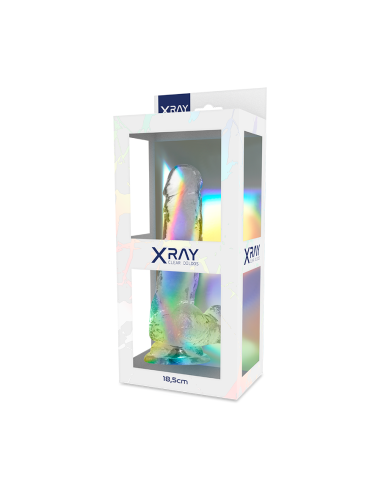 XRAY CLEAR DILDO REALISTA TRANSPARENTE 185CM X 38CM