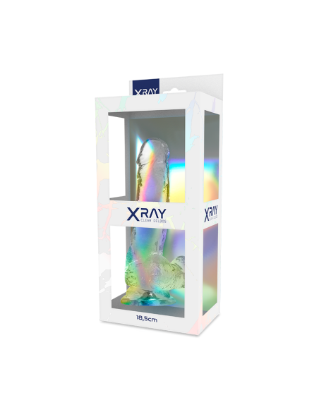 XRAY CLEAR DILDO REALISTA TRANSPARENTE 185CM X 38CM