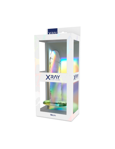 XRAY CLEAR DILDO TRANSPARENTE 18CM X 4CM