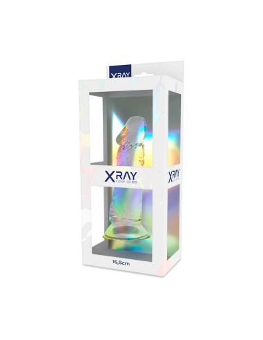 XRAY CLEAR DILDO TRANSPARENTE 165CM X 4CM