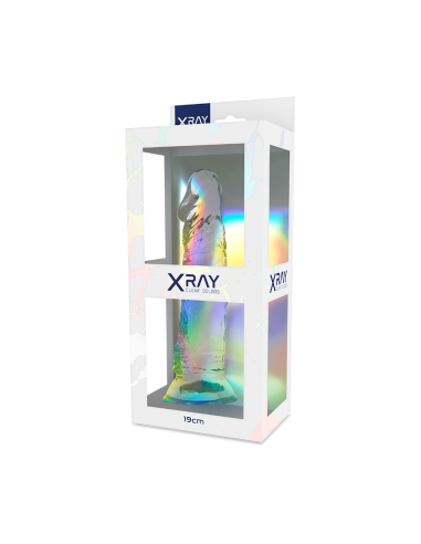 XRAY CLEAR DILDO TRANSPARENTE 19 CM X 4CM