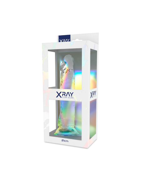 XRAY CLEAR DILDO TRANSPARENTE 21 CM X 4CM