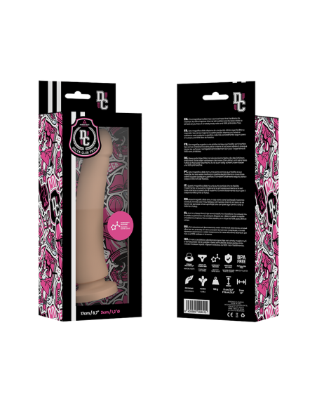 DELTA CLUB TOYS DILDO NATURAL SILICONA MEDICA 17 X 3CM