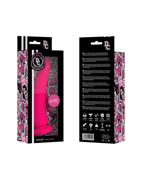 DELTA CLUB TOYS DILDO ROSA SILICONA MEDICA 17 X 3CM