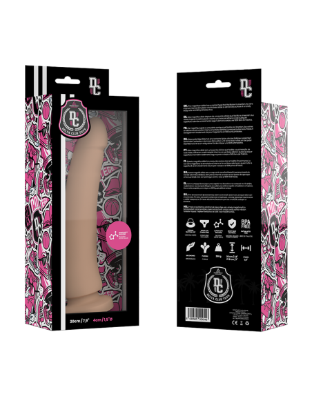 DELTA CLUB TOYS DILDO NATURAL SILICONA MEDICA 20 X 4CM