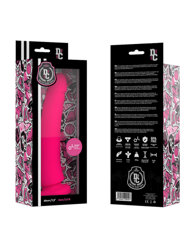 DELTA CLUB TOYS DILDO ROSA SILICONA MEDICA 20 X 4CM