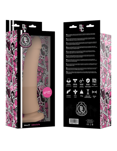 DELTA CLUB TOYS DILDO NATURAL SILICONA MEDICA 23 X 45 CM