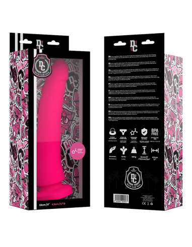 DELTA CLUB TOYS DILDO ROSA SILICONA MEDICA 23 X 45 CM