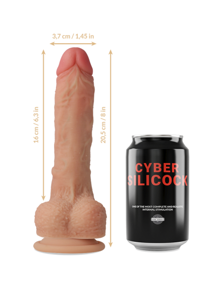CYBER SILICOCK CONNOR REALISTICO SILICONA LIQUIDA 205CM