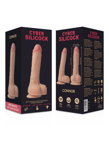 CYBER SILICOCK CONNOR REALISTICO SILICONA LIQUIDA 205CM