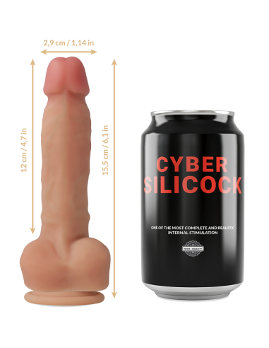 CYBER SILICOCK ANSEL REALISTICO SILICONA LIQUIDA 155CM