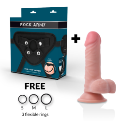 ROCKARMY ARNES DUAL DENSITY PANZER DILDO REALISTA 17CM 2