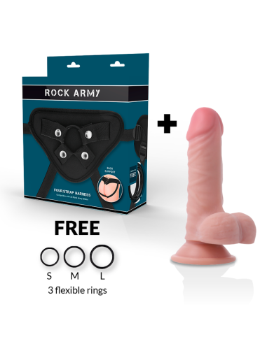 ROCKARMY ARNES DUAL DENSITY PANZER DILDO REALISTA 17CM