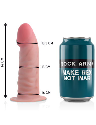 ROCKARMY ARNES DUAL DENSITY TIGER DILDO REALISTA 14CM