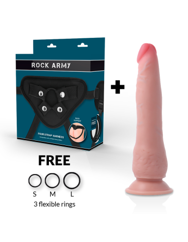 ROCKARMY ARNeS DUAL DENSITY CRUSADER DILDO REALISTA 215CM