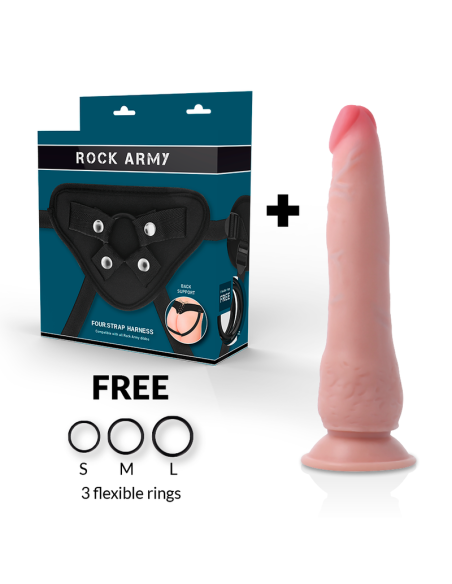 ROCKARMY ARNeS DUAL DENSITY CRUSADER DILDO REALISTA 215CM
