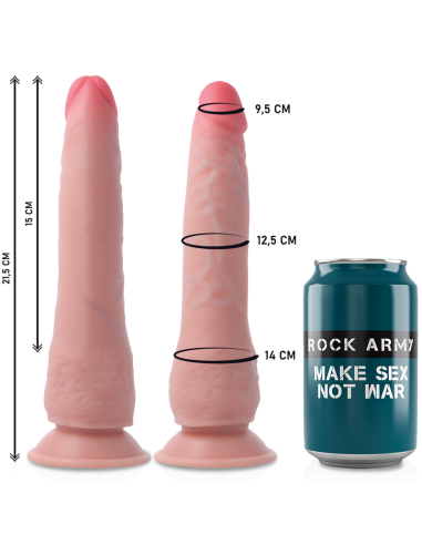 ROCKARMY ARNeS DUAL DENSITY CRUSADER DILDO REALISTA 215CM