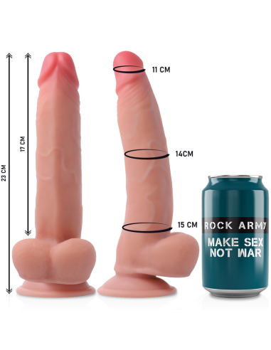ROCKARMY ARNeS DUAL DENSITY LEOPARD DILDO REALISTA 23 CM
