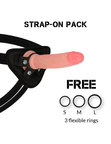 ROCKARMY HARNESS LIQUID SILICONE DILDO PREMIUM AVENGER 19CM